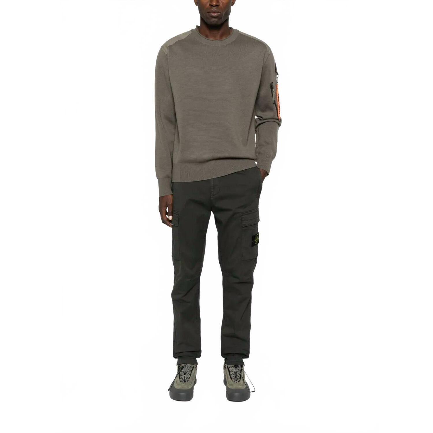 New Parajumpers Men's Braw Crewneck Sweater In Olive